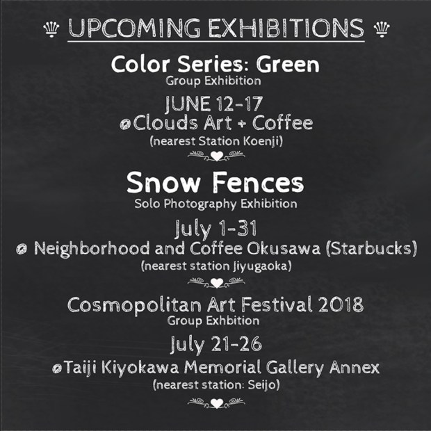 Lori-Ono-photography-upcoming-exhibitions-summer-snowfences-2018